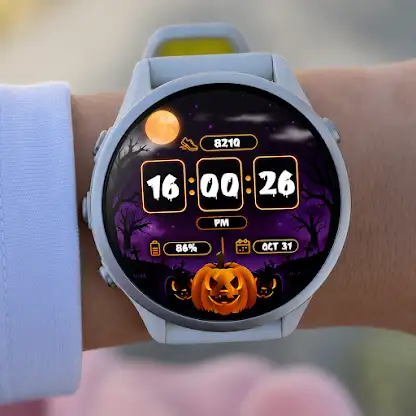 Halloween Pumpkin Watch Face screenshot 4