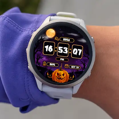 Halloween Pumpkin Watch Face screenshot 8