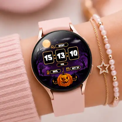 Halloween Pumpkin Watch Face screenshot 6