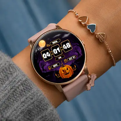 Halloween Pumpkin Watch Face screenshot 1