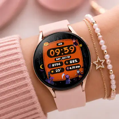 Halloween Spooky Watch Face screenshot 2