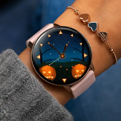 Halloween Analog Watch Face screenshot 2