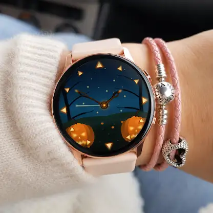 Halloween Analog Watch Face screenshot 1