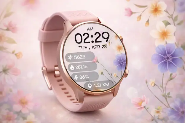 Floral Minimal WatchFace screenshot 1