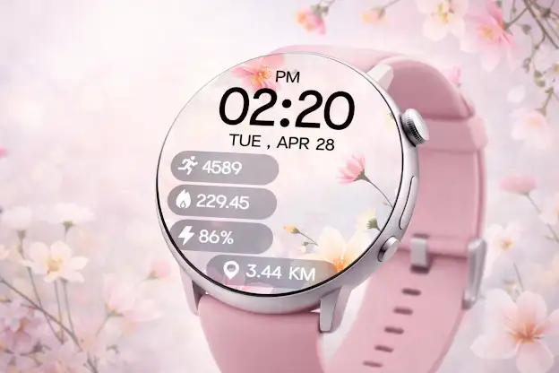 Floral Minimal WatchFace screenshot 4