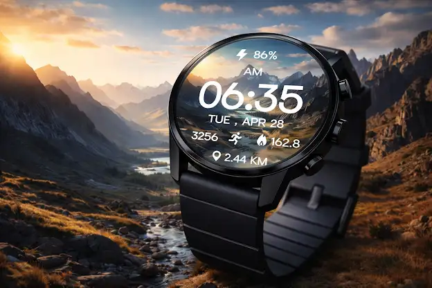 Mountain Glow DigitalWatchFace screenshot 6