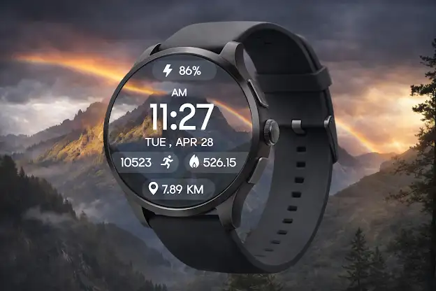 Mountain Glow DigitalWatchFace screenshot 8