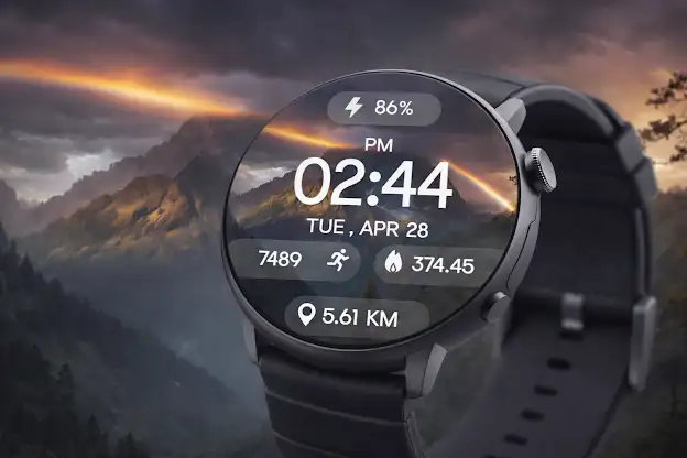 Mountain Glow DigitalWatchFace screenshot 5
