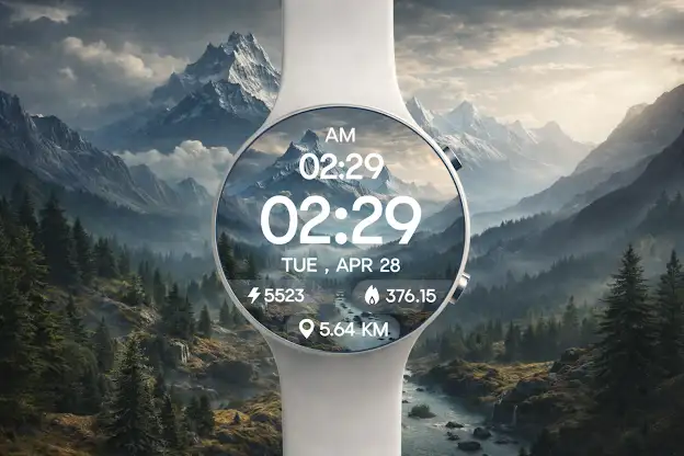 Mountain Glow DigitalWatchFace screenshot 3