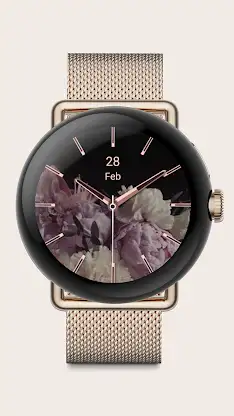 Vintage Bloom Watch Face screenshot 3
