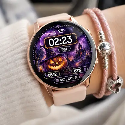 Pumpkin Castle Watch Face screenshot 4