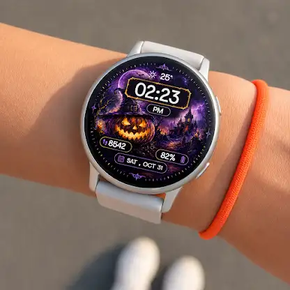 Pumpkin Castle Watch Face screenshot 7