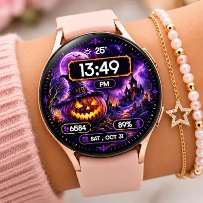 Pumpkin Castle Watch Face screenshot 1