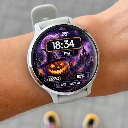 Pumpkin Castle Watch Face screenshot 6