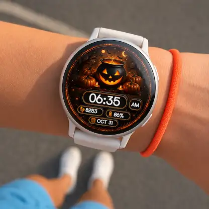 Pumpkin Cauldron Watch Face screenshot 5