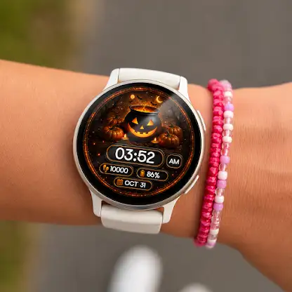Pumpkin Cauldron Watch Face screenshot 6