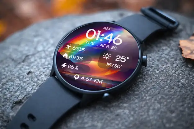 Rainbow Weather Watch Face screenshot 2