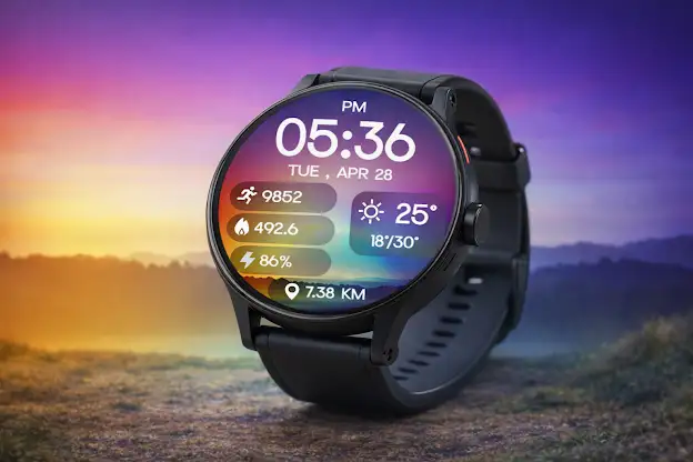 Rainbow Weather Watch Face screenshot 7