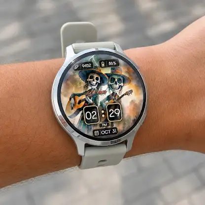Skeleton Guitar WatchFace screenshot 6