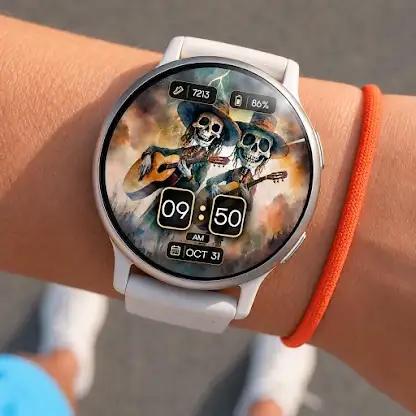 Skeleton Guitar WatchFace screenshot 5