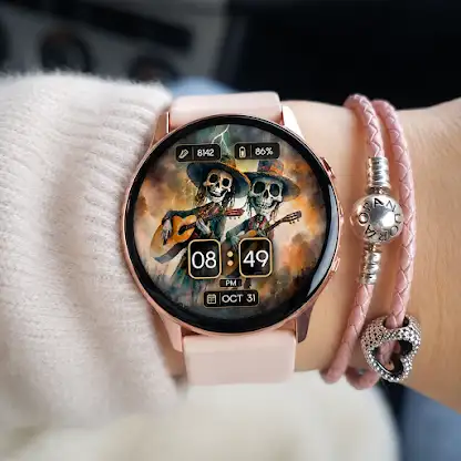 Skeleton Guitar WatchFace screenshot 4