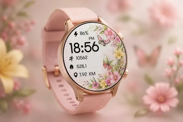 Spring Flora Wear OS screenshot 2