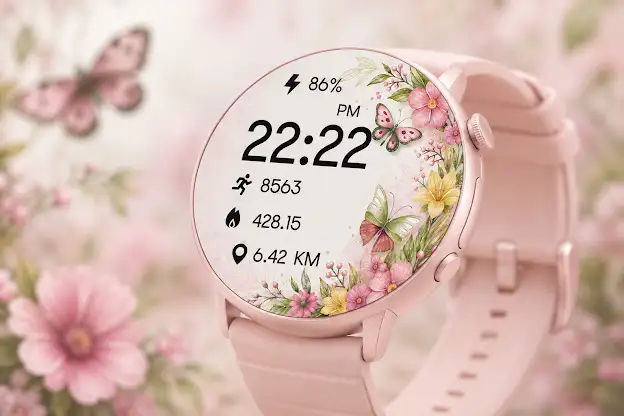 Spring Flora Wear OS screenshot 3