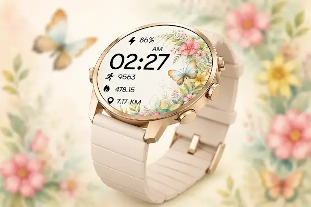 Spring Flora Wear OS screenshot 5