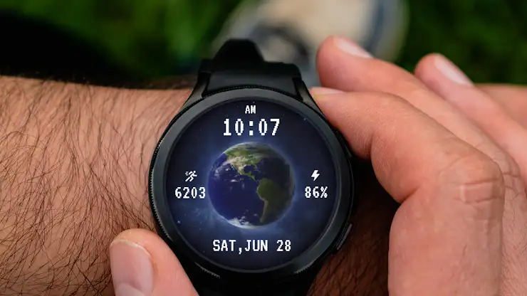 3D Animated Earth WatchFace screenshot 1
