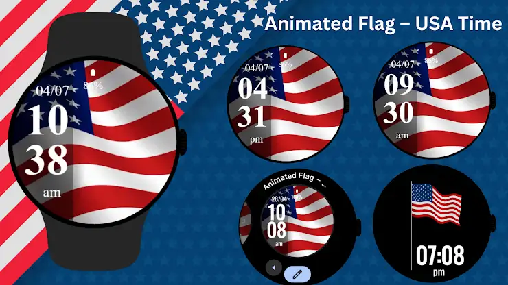Animated Flag – USA Time screenshot 7