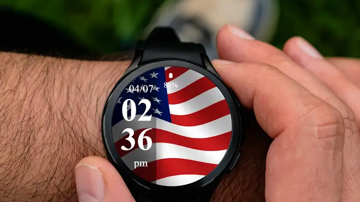 Animated Flag – USA Time screenshot 1