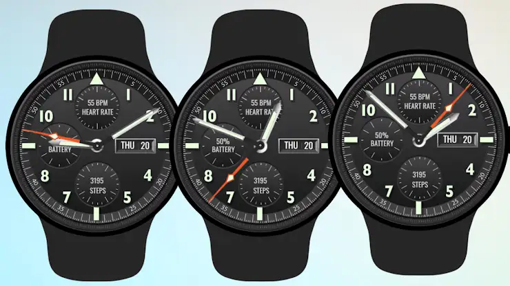 Big Analog WatchFace screenshot 4