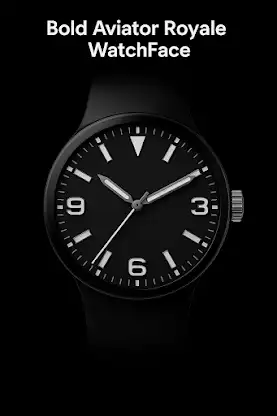 Bold Aviator Royale WatchFace screenshot 1