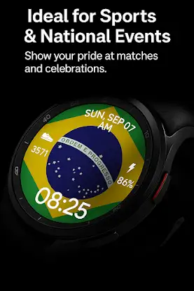 Brazil Independence WatchFace screenshot 4