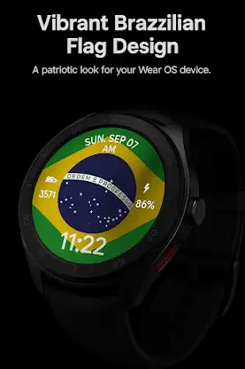 Brazil Independence WatchFace screenshot 2