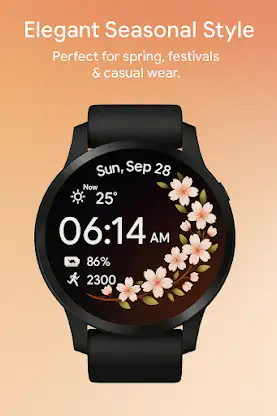 Cherry Blossom WatchFace screenshot 6