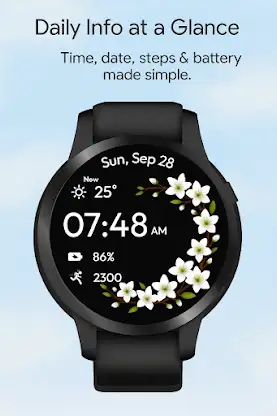 Cherry Blossom WatchFace screenshot 3