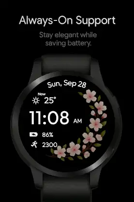Cherry Blossom WatchFace screenshot 5