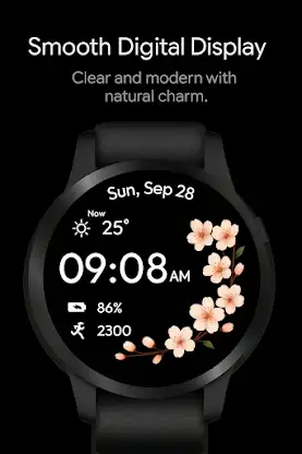 Cherry Blossom WatchFace screenshot 2