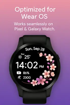 Cherry Blossom WatchFace screenshot 8