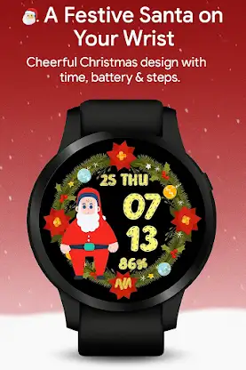 Christmas Santa WatchFace screenshot 6
