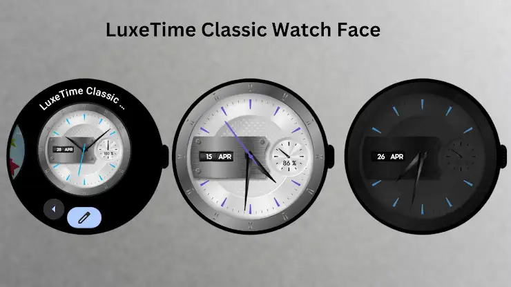 LuxeTime Classic Watch Face screenshot 3