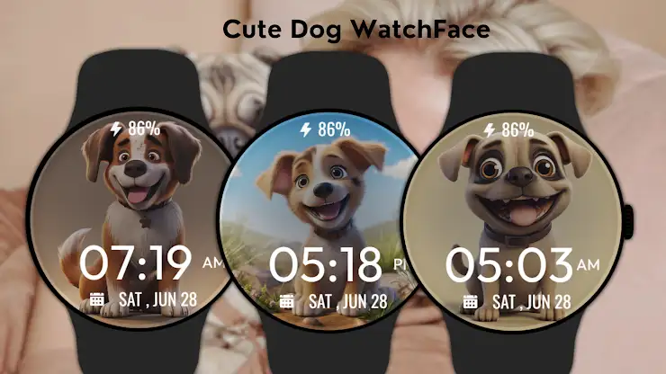 Cute Dog WatchFace screenshot 4