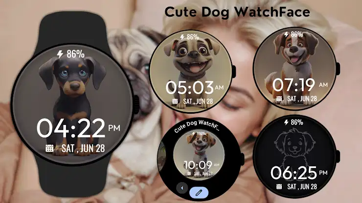 Cute Dog WatchFace screenshot 6