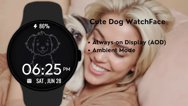Cute Dog WatchFace screenshot 7