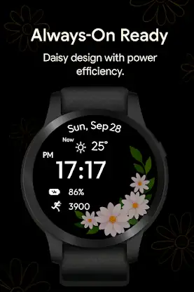 Daisy Bloom WatchFace screenshot 5