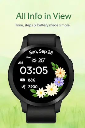 Daisy Bloom WatchFace screenshot 3