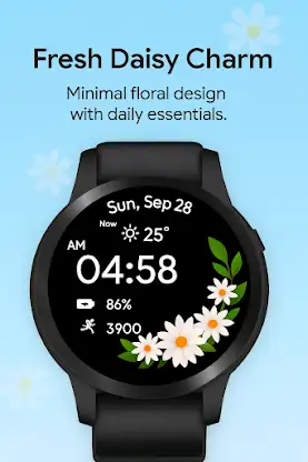 Daisy Bloom WatchFace screenshot 1