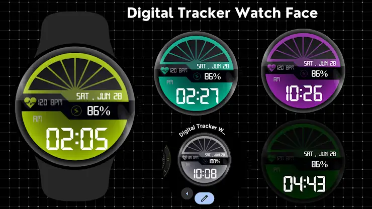 Digital Tracker WatchFace screenshot 6