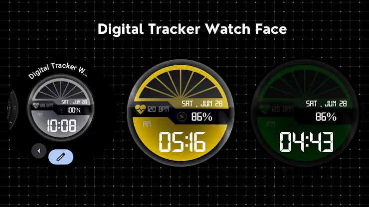 Digital Tracker WatchFace screenshot 3